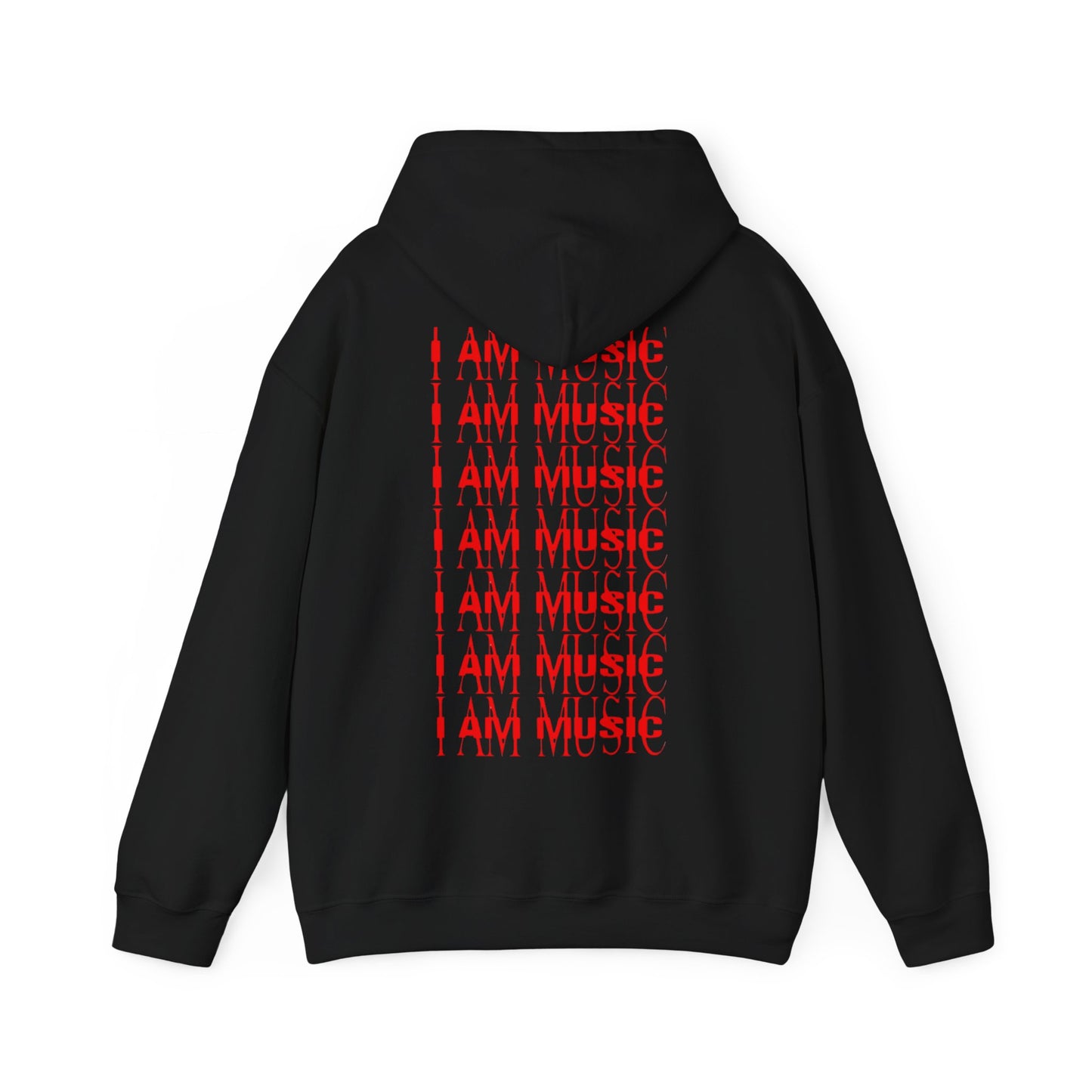 Sweat - Shirt - "I AM MUSIC" & "ALL RED" Unisex Heavy Blend™ Hooded