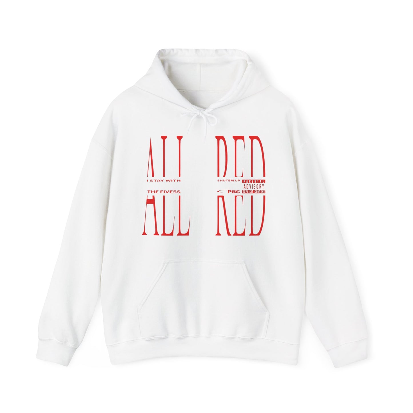Sweat - Shirt - "I AM MUSIC" & "ALL RED" Unisex Heavy Blend™ Hooded