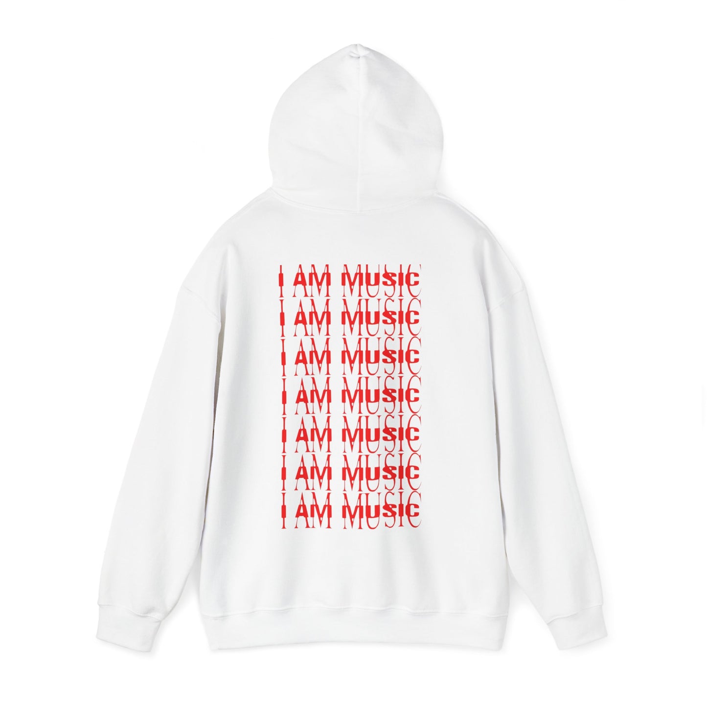 Sweat - Shirt - "I AM MUSIC" & "ALL RED" Unisex Heavy Blend™ Hooded