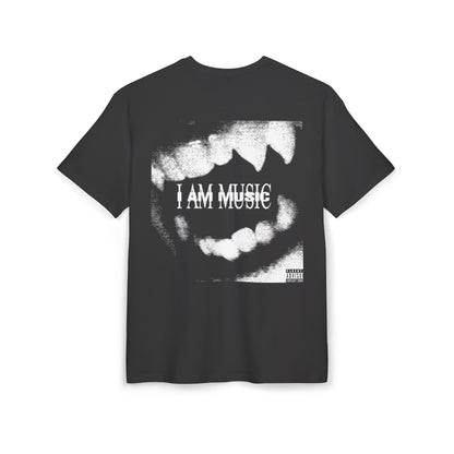 T-Shirt "I Am Music" Unisex Heavy Oversize