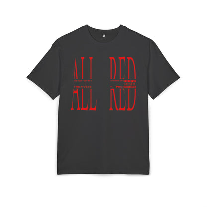 T-Shirt "All Red" Unisex Heavy Oversize