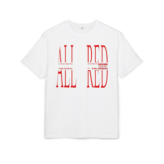 T-Shirt "All Red" Unisex Heavy Oversize