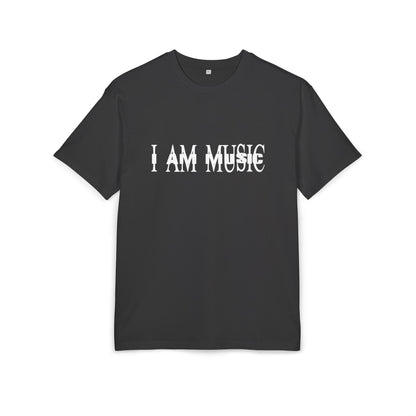 T-Shirt "I Am Music" Unisex Heavy Oversize