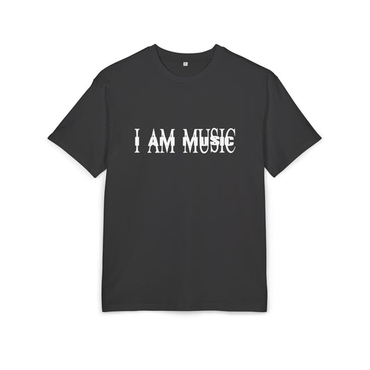 T-Shirt "I Am Music" Unisex Heavy Oversize